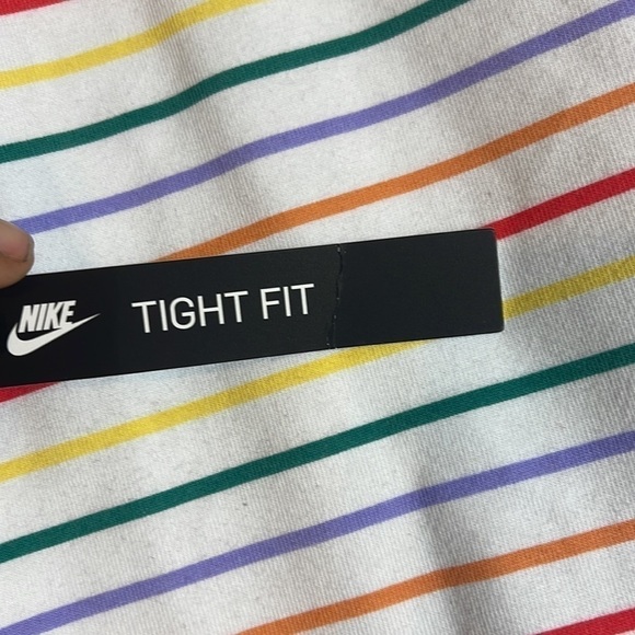 NWT Nike Retro Femme Thin Stripe Rainbow Bodysuit Size 3X - Picture 5 of 9